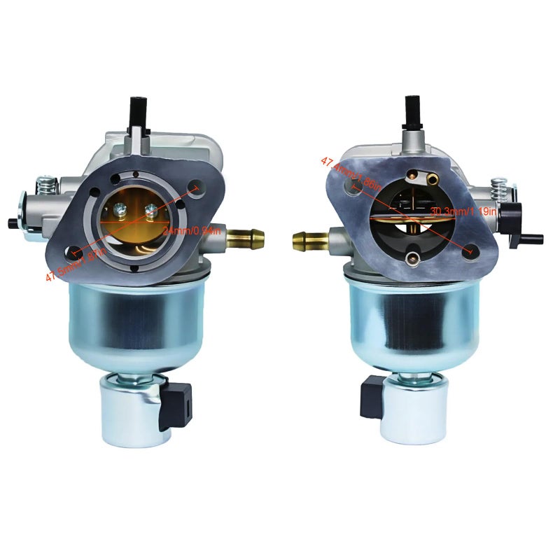 Dosens 15004-0827 15004-7053 Carburetor Compatible for Kawasaki FH580V 19Hp Replace 15003-7100 FR600V FS600V Specific FR691V FS691V with Gasket - Image 3